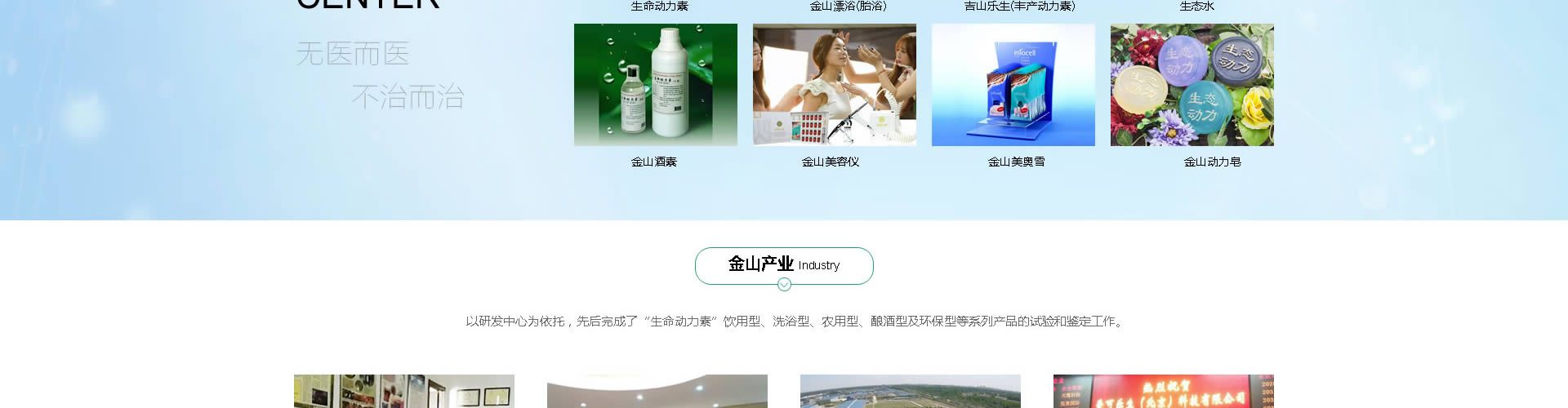 绵阳网站建设、网页设计案例展示-金山生态