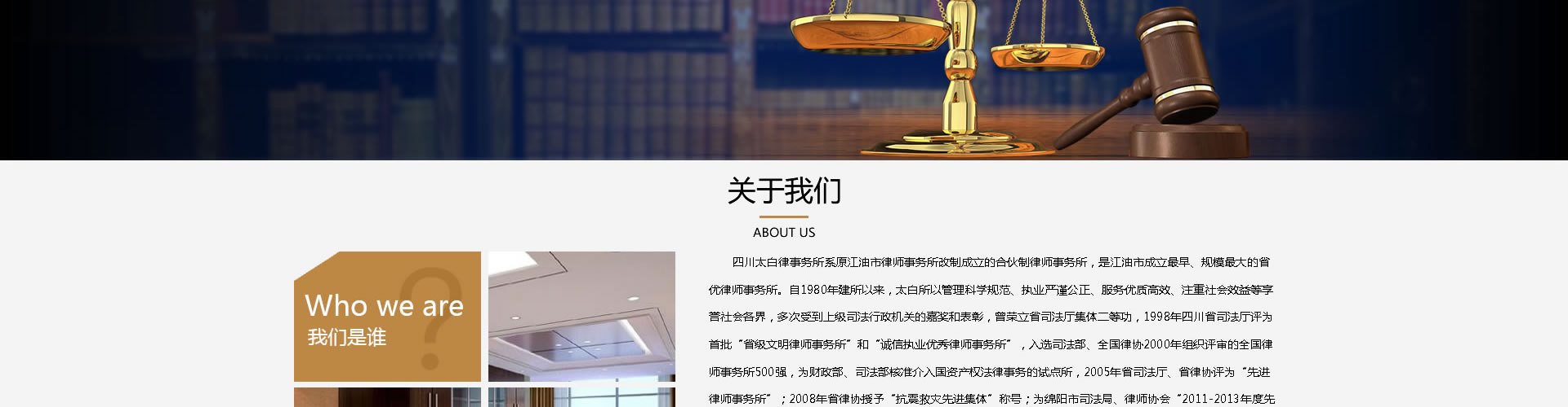 绵阳网站建设、网页设计案例展示-太白律师事务所